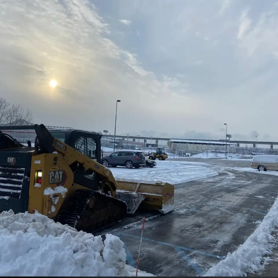 Commercial snow plowing Edmonton