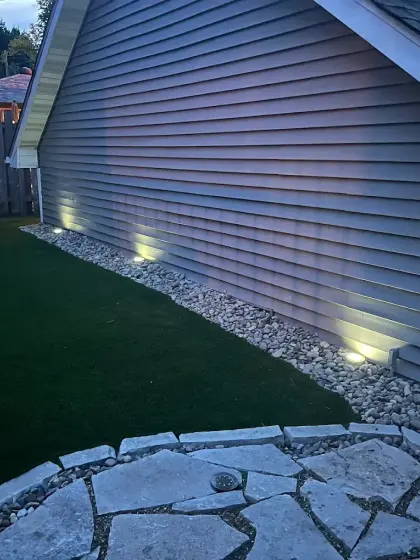 artificial turf installation in St. Albert