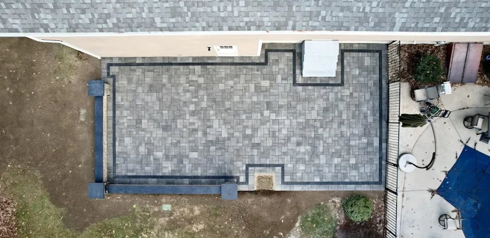 Patio installation in Edmonton