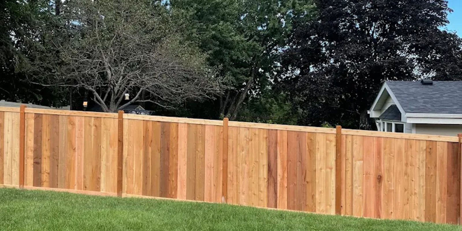 Fence installation in Edmonton