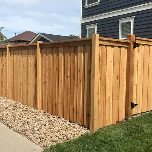 Residential fence installation in Edmonton