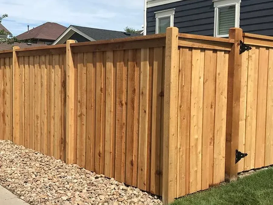 Residential fence installation in Edmonton