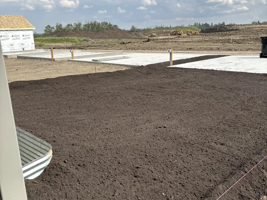 Final grading project in Keswick Edmonton