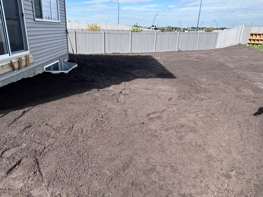 Final grading at Rivers Edge development