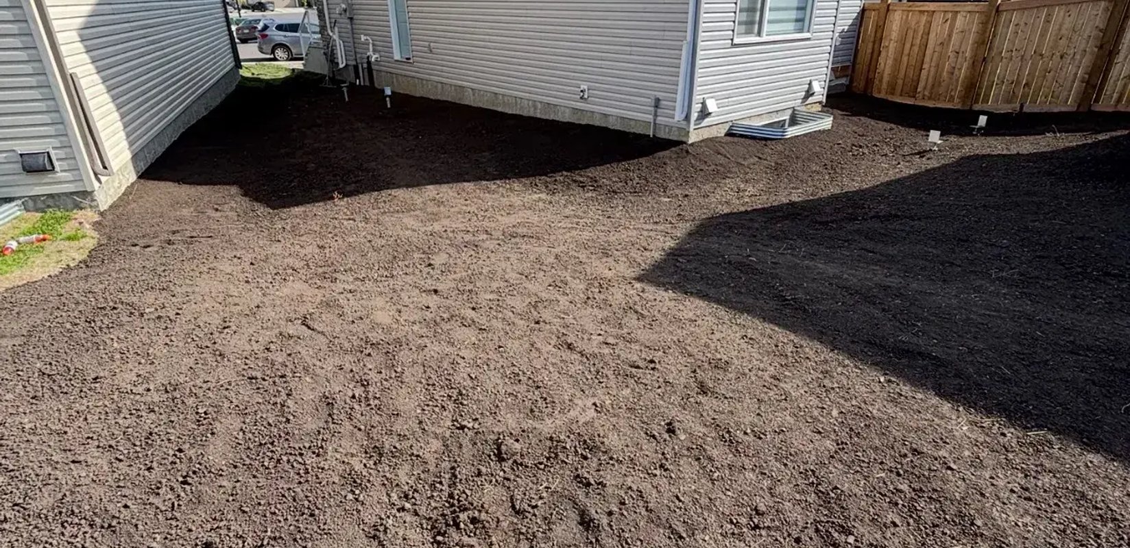 Final grading in Edmonton