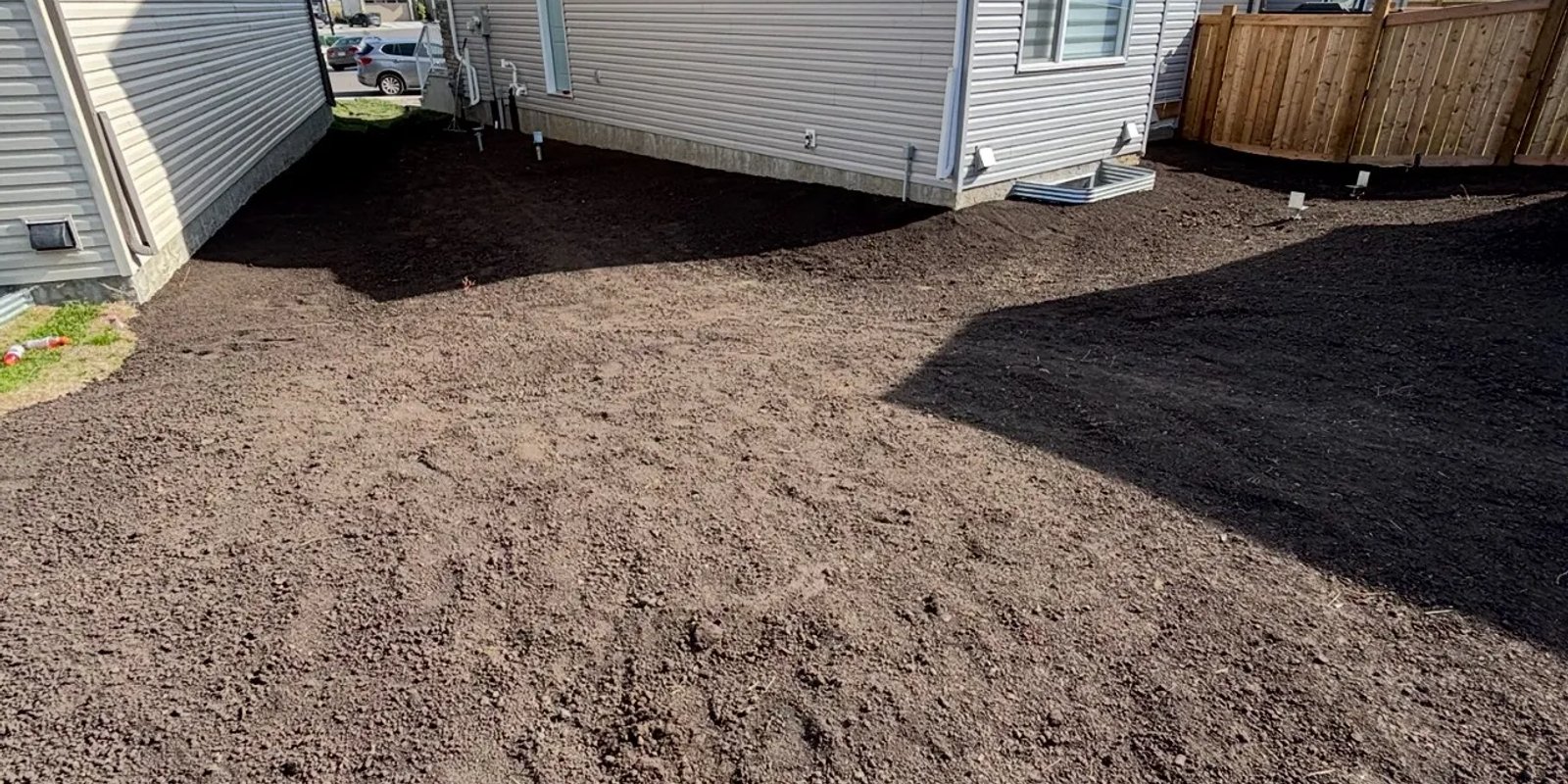 Final grading in Edmonton