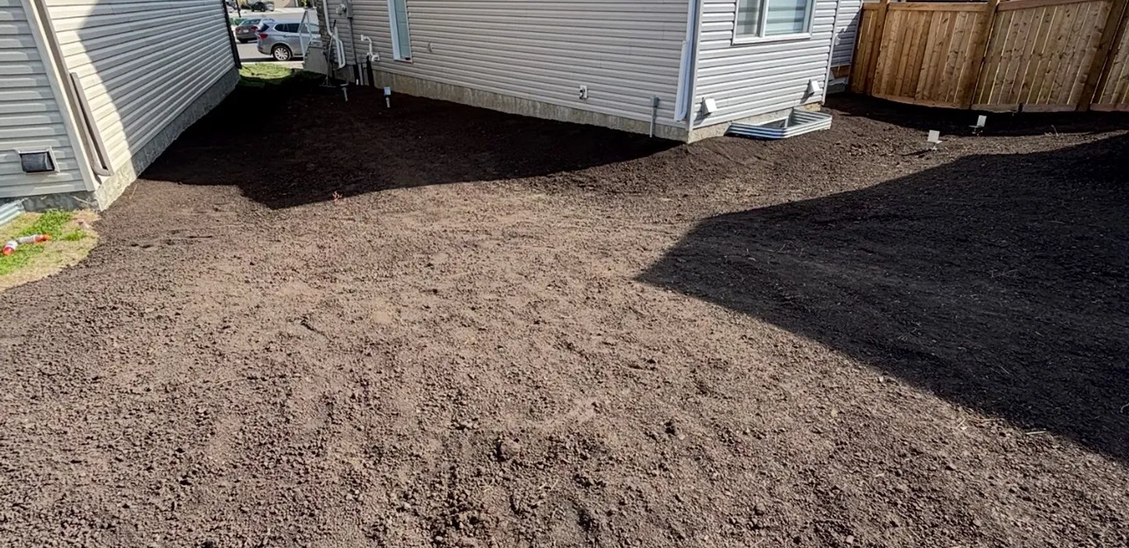 Final grading in Edmonton