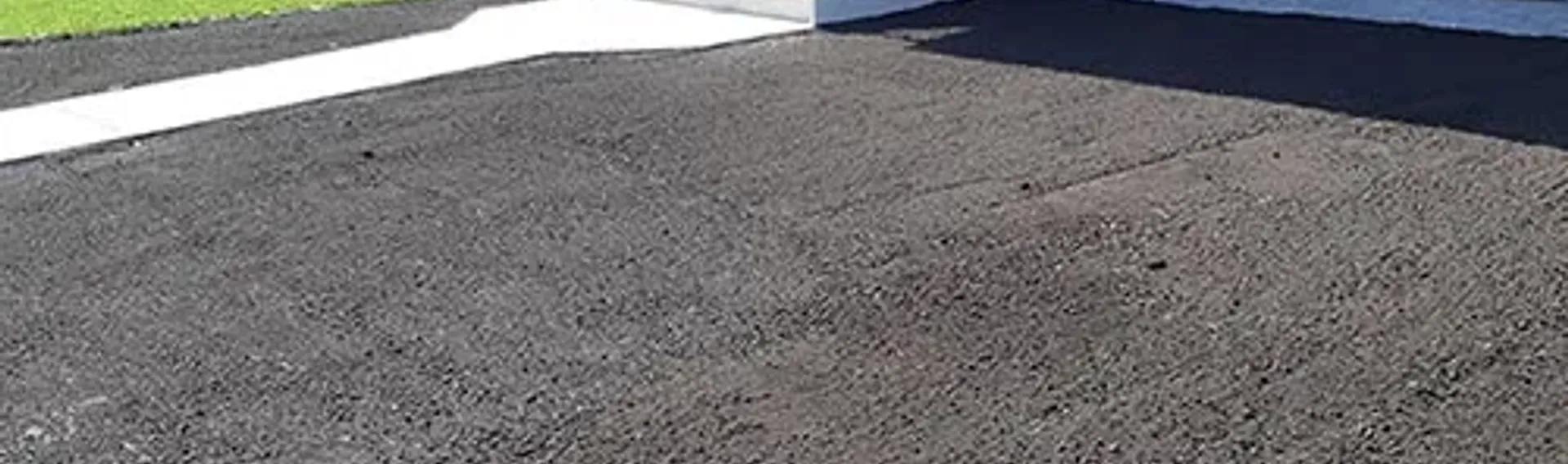 Residential lot graded and ready for landscaping