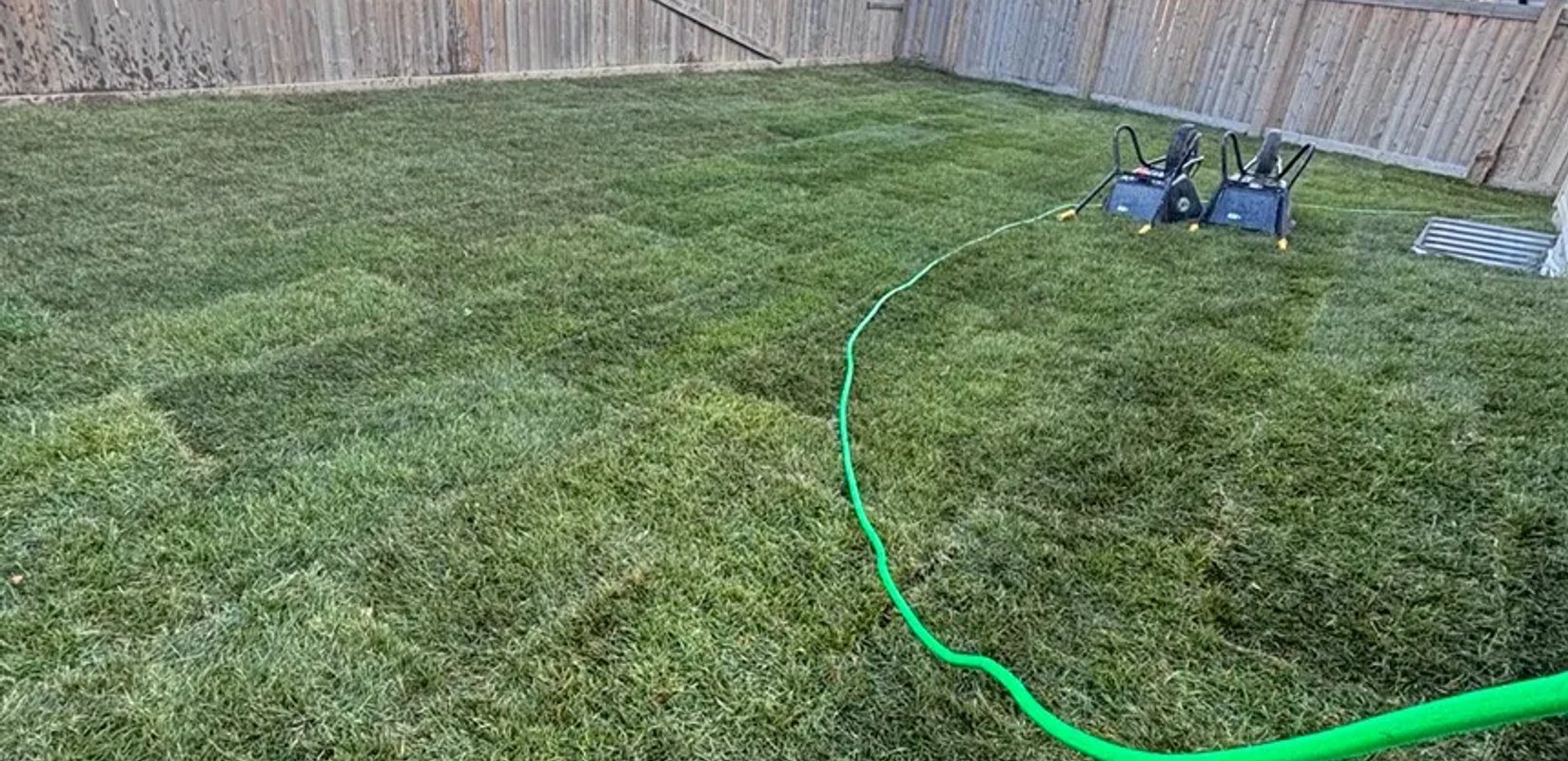 Fresh sod installation in Edmonton in Edmonton