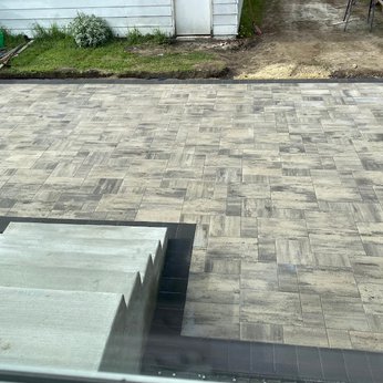 interlocking paver patio installation Edmonton