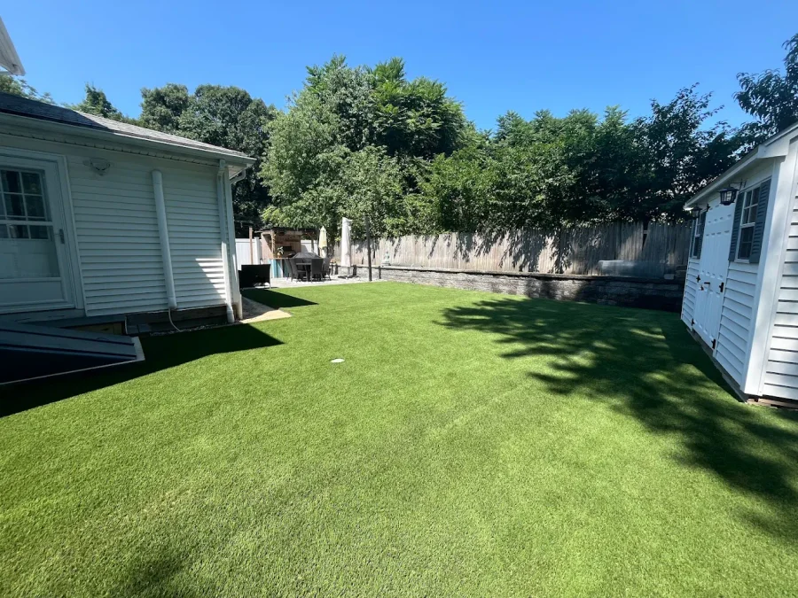New artificial grass installation in Edmonton