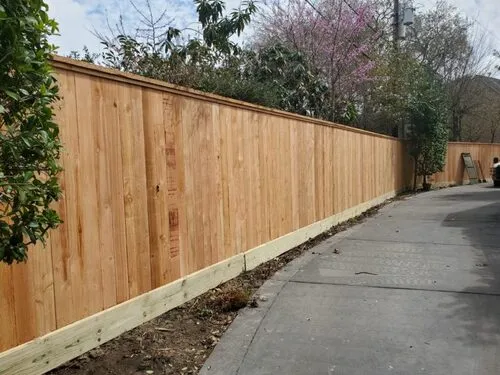 Fence installation in Edmonton