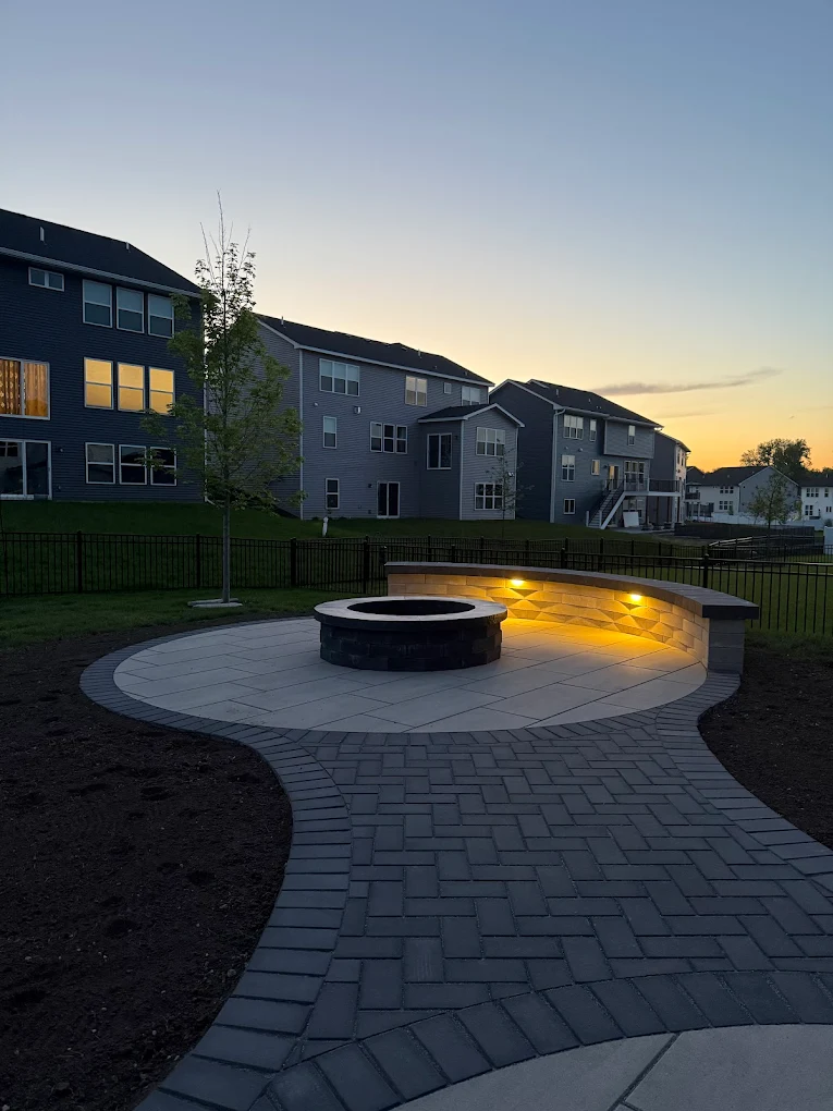 Front yard landscape design Edmonton