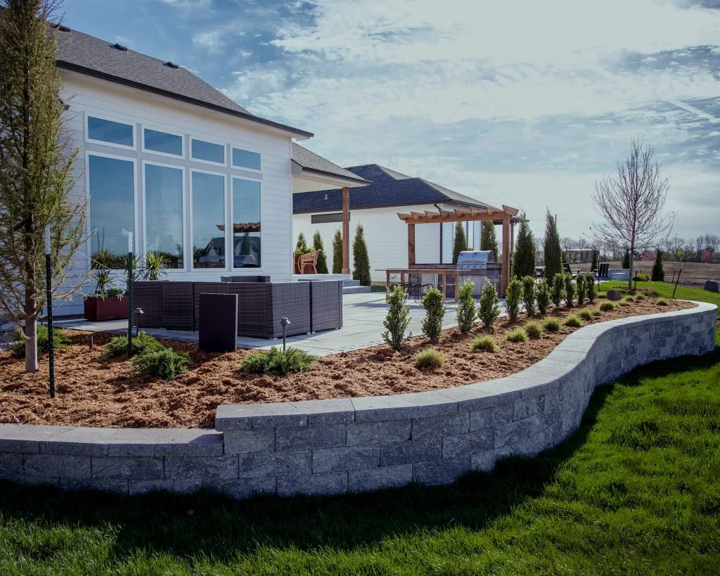 Retaining wall Edmonton.