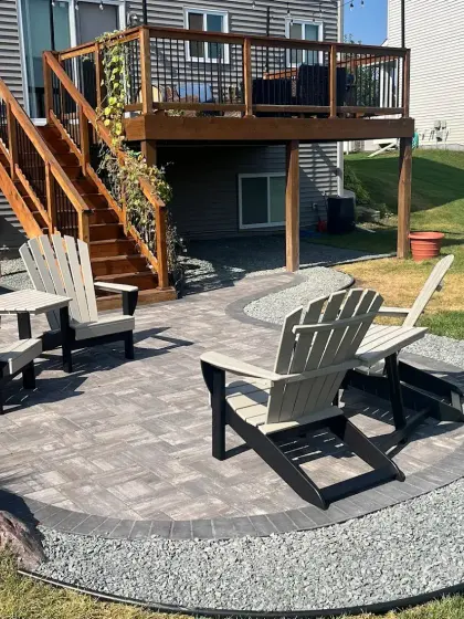 hardscaping installation