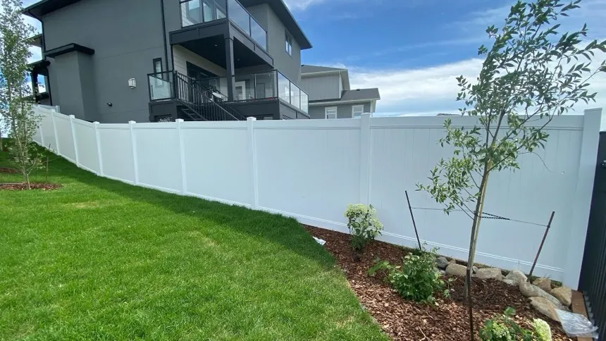 Fence installation in Edmonton
